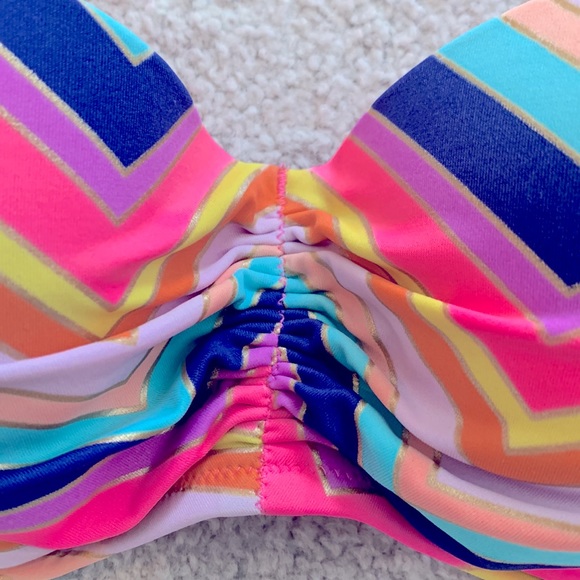 Rainbow Victoria’s Secret 34D Bikini Top - Picture 2 of 8